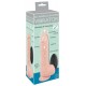 VIBRATEUR RÉALISTE AVEC POUSSÉE ET TÉLÉCOMMANDE SANS FIL MEDICAL SILICONE RC VIBRATOR YOU2TOYS