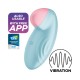 ESTIMULADOR TROPICAL TIP CONNECT APP AZUL SATISFYER