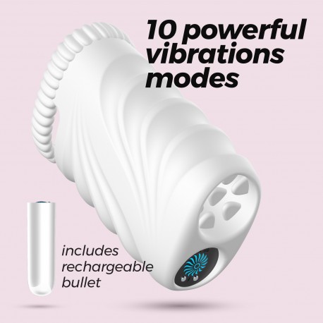 NAUTILUS TRAINING MASTURBATOR WITH REMOVABLE BULLET CRUSHIOUS