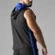 LOCKER GEAR LOOK AT HARDER HOODY VEST BLUE