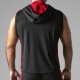 LOCKER GEAR LOOK AT HARDER HOODY VEST RED