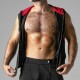 LOCKER GEAR LOOK AT HARDER HOODY VEST RED