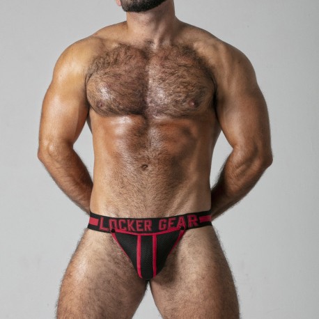 JOCKSTRAP FULL ACCESS LOCKER GEAR ROJO