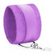 TOUGH LOVE VELCRO HANDCUFFS WITH EXTRA 40CM CHAIN CRUSHIOUS PURPLE