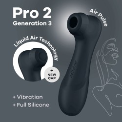 ESTIMULATEUR PRO 2 GEN 3 SATISFYER NOIR