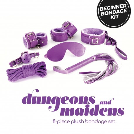 KIT BDSM DUNGEONS & MAIDENS ROXO CRUSHIOUS