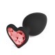 CRUSHIOUS CUORE SMALL ANAL PLUG WITH 4 INTERCHANGEABLE JEWELS