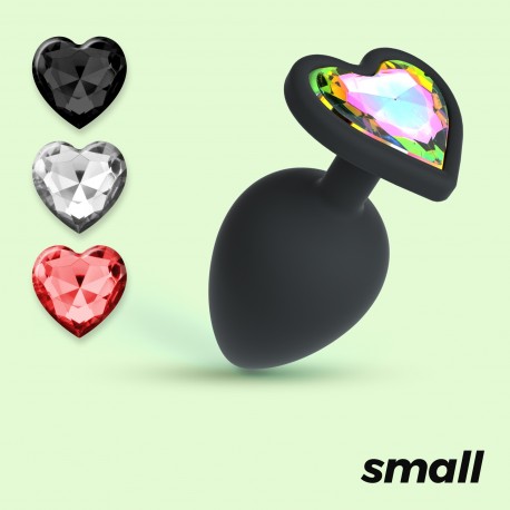 CUORE PETIT PLUG ANAL AVEC 4 BIJOUX INTERCHANGEABLES CRUSHIOUS