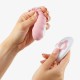 CRUSHIOUS COCOON RECHARGEABLE VIBRATING EGG WITH WIRELESS REMOTE CONTROL PINK