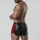 LOCKER GEAR 2 WAY ZIPPER CONTRAST SHORT RED