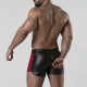 LOCKER GEAR 2 WAY ZIPPER CONTRAST SHORT RED