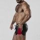 SHORTS OUVRANTS 2 WAY ZIPPER CONTRAST SHORT ROUGE LOCKER GEAR