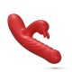 LAPIN VIBRATEUR RABBIT RECHARGEABLE AVEC POUSSÉE ROUGE CRUSHIOUS