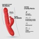 LAPIN VIBRADOR CONEJO RECARGABLE CON EMPUJE ROJO CRUSHIOUS