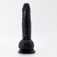 DILDO DE SILICONA LIQUIDA INVIKTUS 7 CRUSHIOUS NEGRO