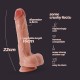 CRUSHIOUS INVIKTUS 8,5 LIQUID SILICONE DILDO FLESH