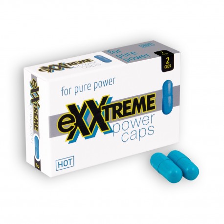 CÁPSULAS ESTIMULANTES EXXTREME POWER CAPS PARA HOMEM 2 CÁPSULAS