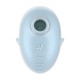 SATISFYER CUTIE GHOST - AIR PULSE VIBRATOR - BLUE