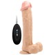 VIBRADOR REALÍSTICO COM TESTÍCULOS REALROCK 11” BRANCO