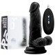 VIBRADOR REALISTA CON TESTÍCULOS REALROCK 6” NEGRO