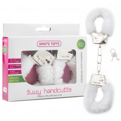 ALGEMAS COM PELUCHE FURRY HANDCUFFS BRANCAS