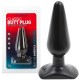 DOC JOHNSON CLASSIC BUTT PLUG BLACK MEDIUM