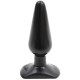 DOC JOHNSON CLASSIC BUTT PLUG BLACK MEDIUM