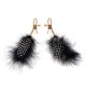 PINZAS PARA PEZONES CON PLUMAS DELUXE FEATHER CLAMPS FETISH FANTASY GOLD