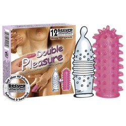 DOUBLE PLEASURE CONDOMS 12 UNITS