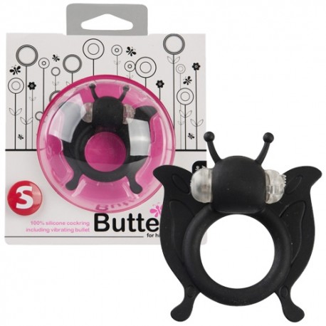 ANILLO PARA EL PENE BUTTERFLY BLACK