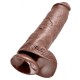 KING COCK 11” REALISTIC DILDO WITH BALLS LATIN