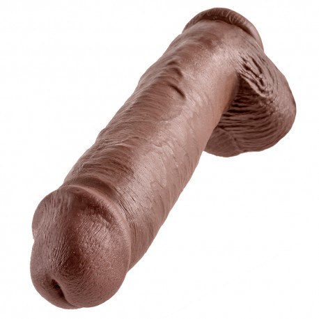 KING COCK 11” REALISTIC DILDO WITH BALLS LATIN