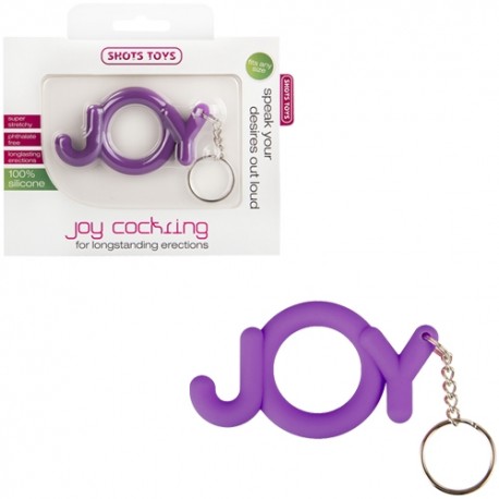 ANEL PARA O PÉNIS JOY ROXO