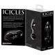 PLUG ANAL EM VIDRO ICICLES PRETO