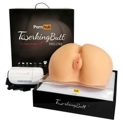 TWERKINGBUTT DELUXE VIBRATING STROKER PUSSY AND ASS