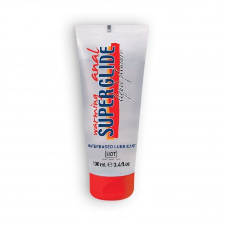 WARMING ANAL SUPERGLIDE WATERBASED LUBRICANT HOT™ 100ML
