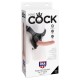 STRAP-ON REALISTA 7” KING COCK BLANCO