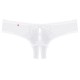 OBSESSIVE ALABASTRA CROTCHLESS THONG WHITE